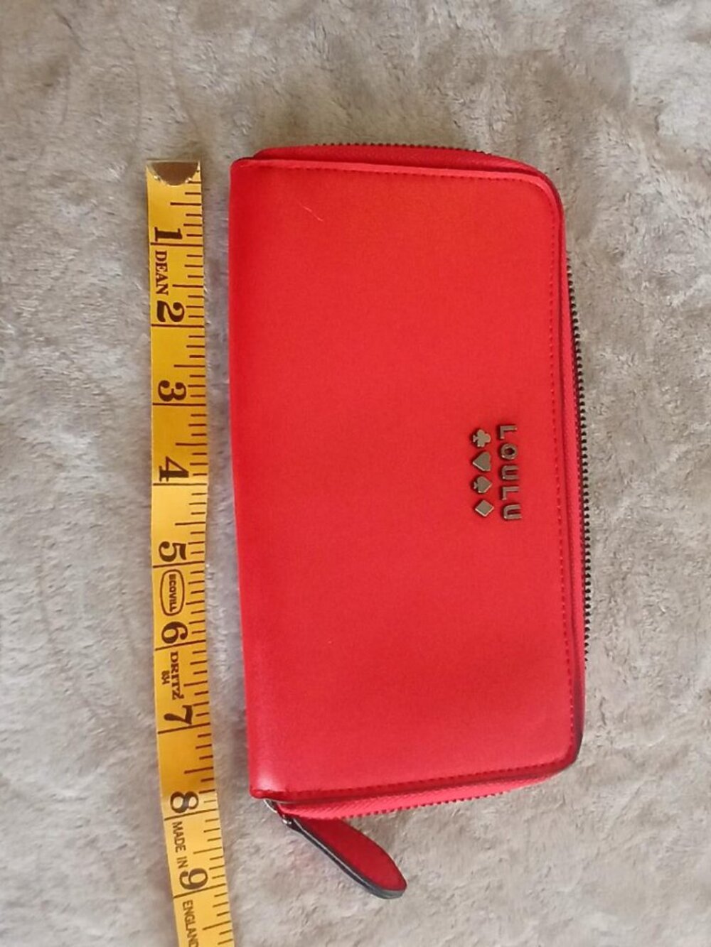 Loulu redish orange wallet